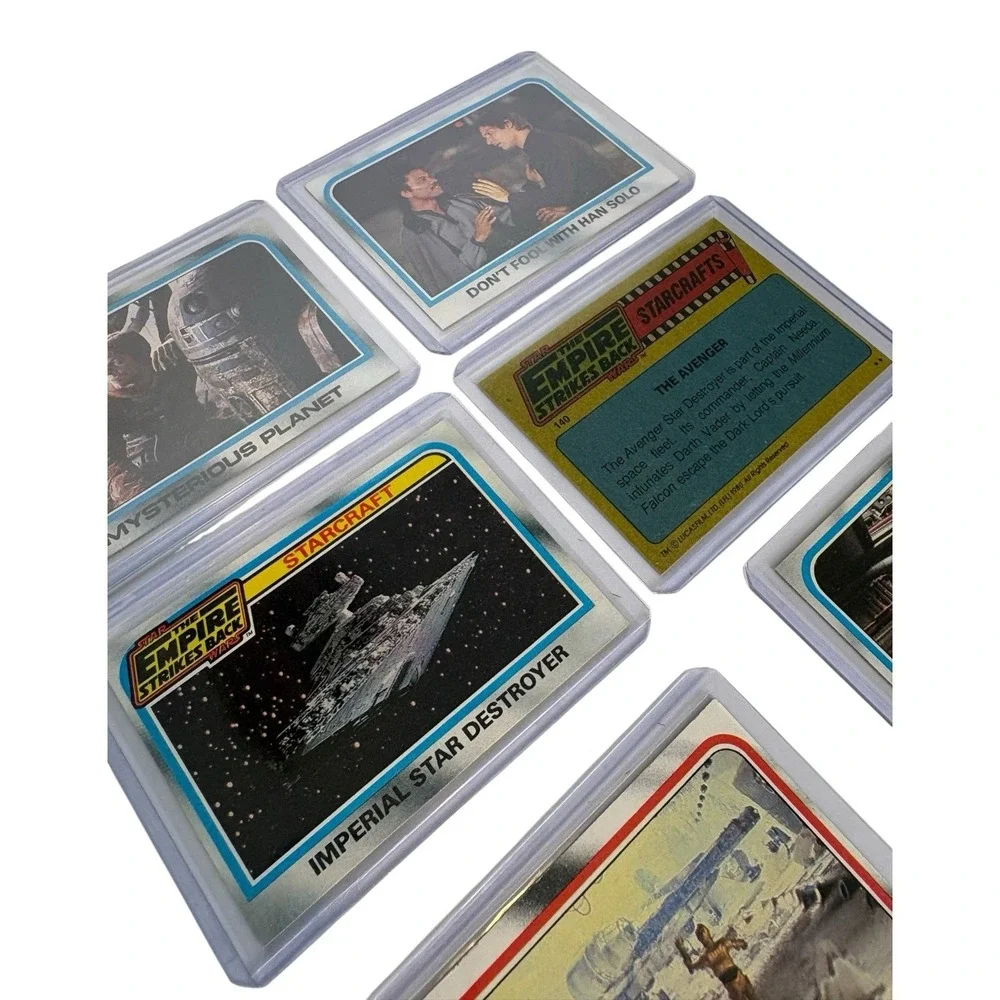 Lot of 8- 1980 Topps Star Wars Empire Strikes Back Series 2